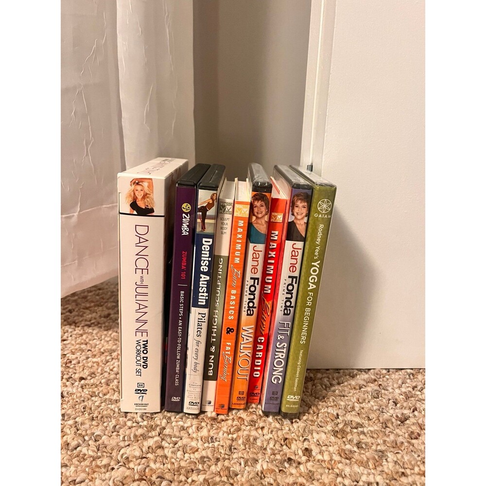 Multiple exercise dvds